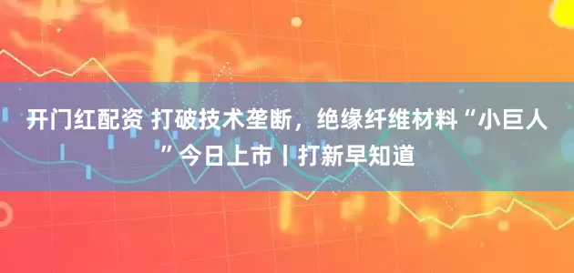 开门红配资 打破技术垄断，绝缘纤维材料“小巨人”今日上市丨打新早知道