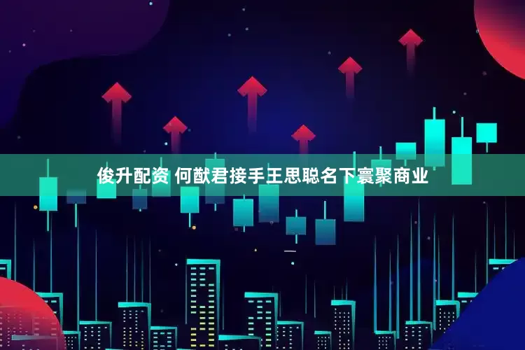 俊升配资 何猷君接手王思聪名下寰聚商业